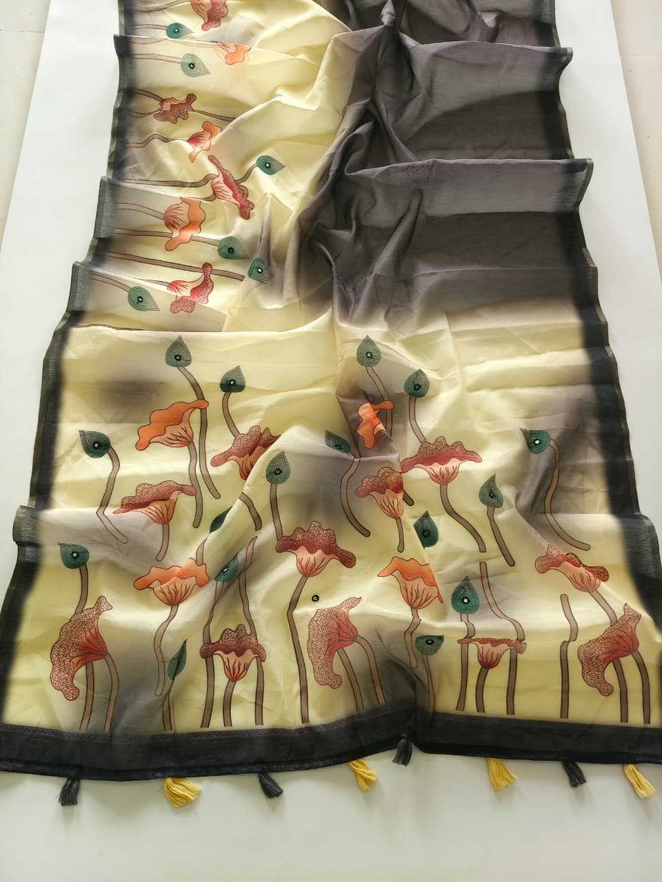 Harini Chanderi Cotton Printed Saree