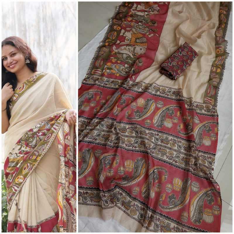 Kalamkari Saree