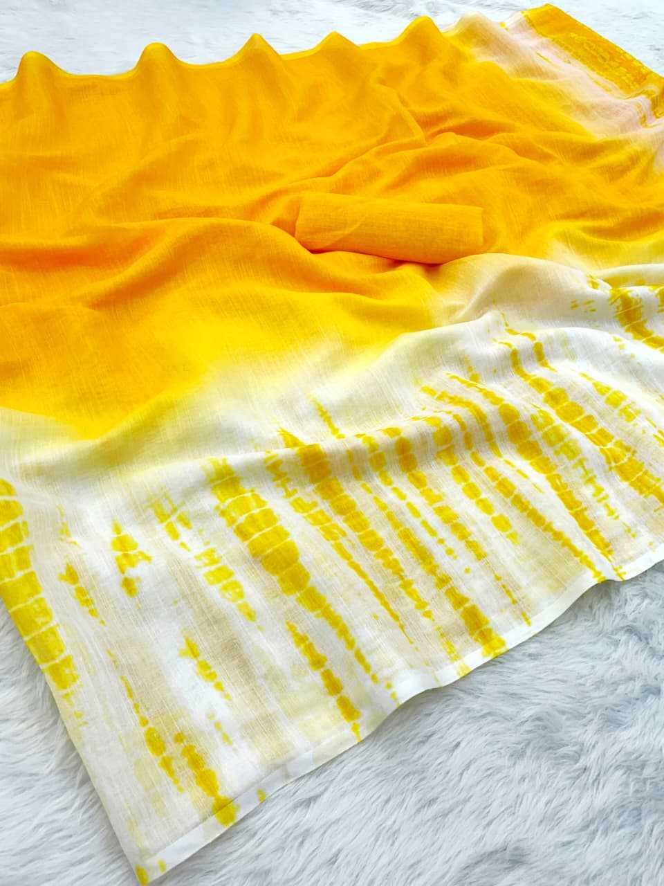 Linen Designer Saree