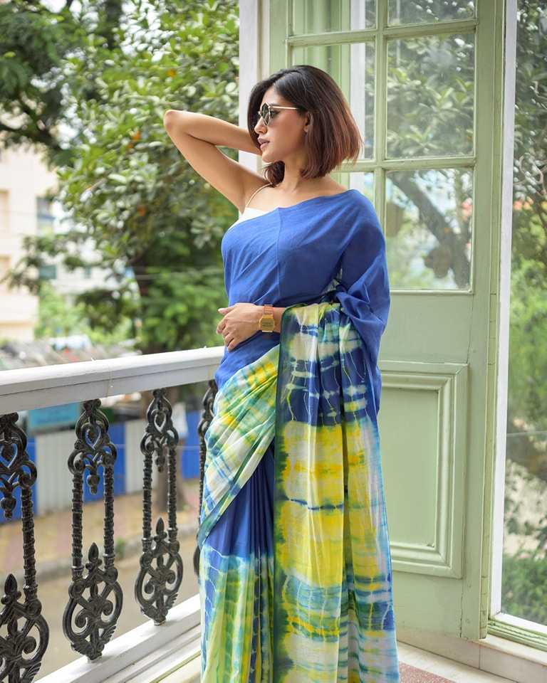 Linen Designer Saree