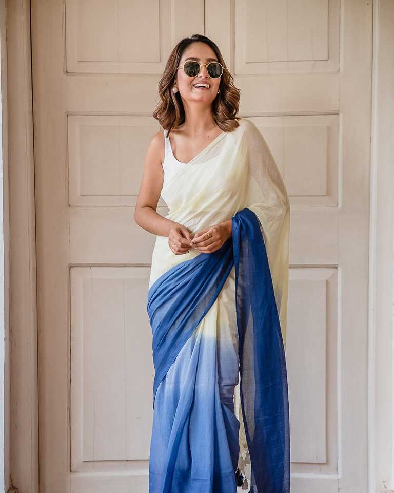 Linen Designer Saree