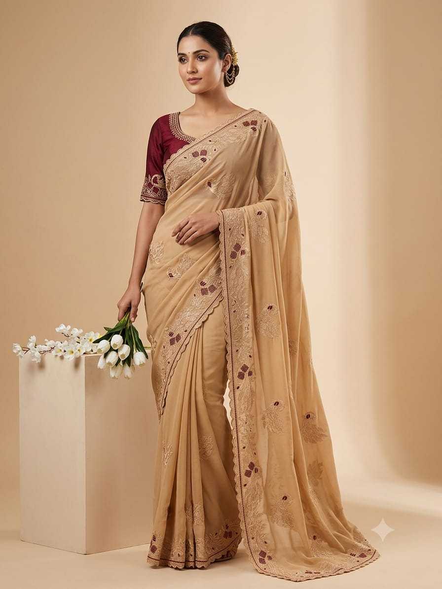 Georgette Designer Saree