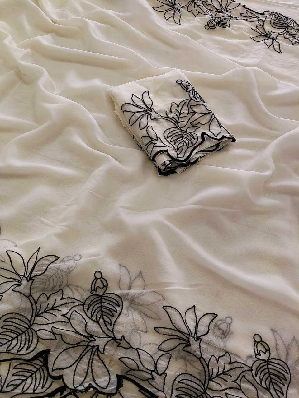 Embroidered Saree
