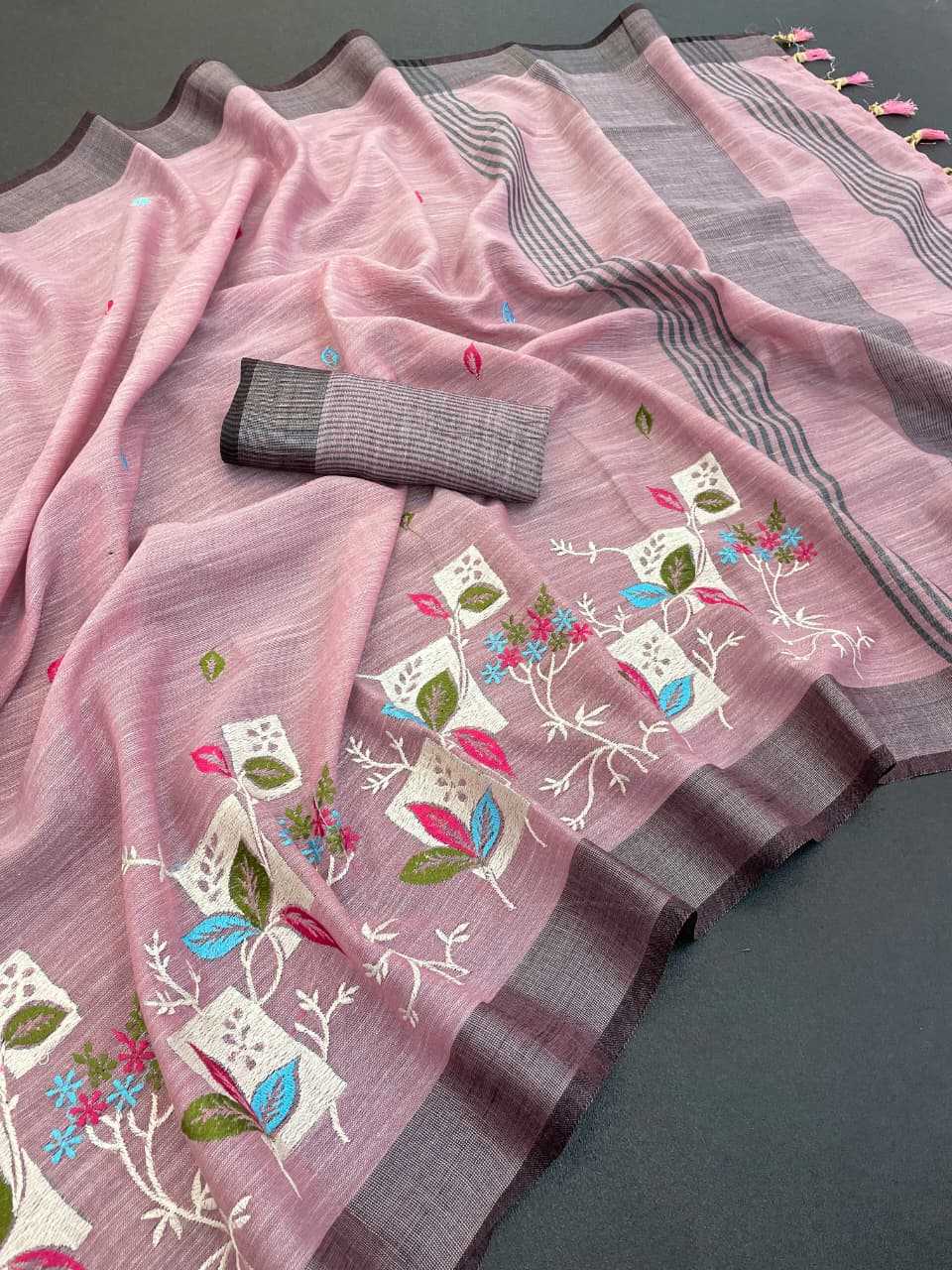 Embroidered Saree