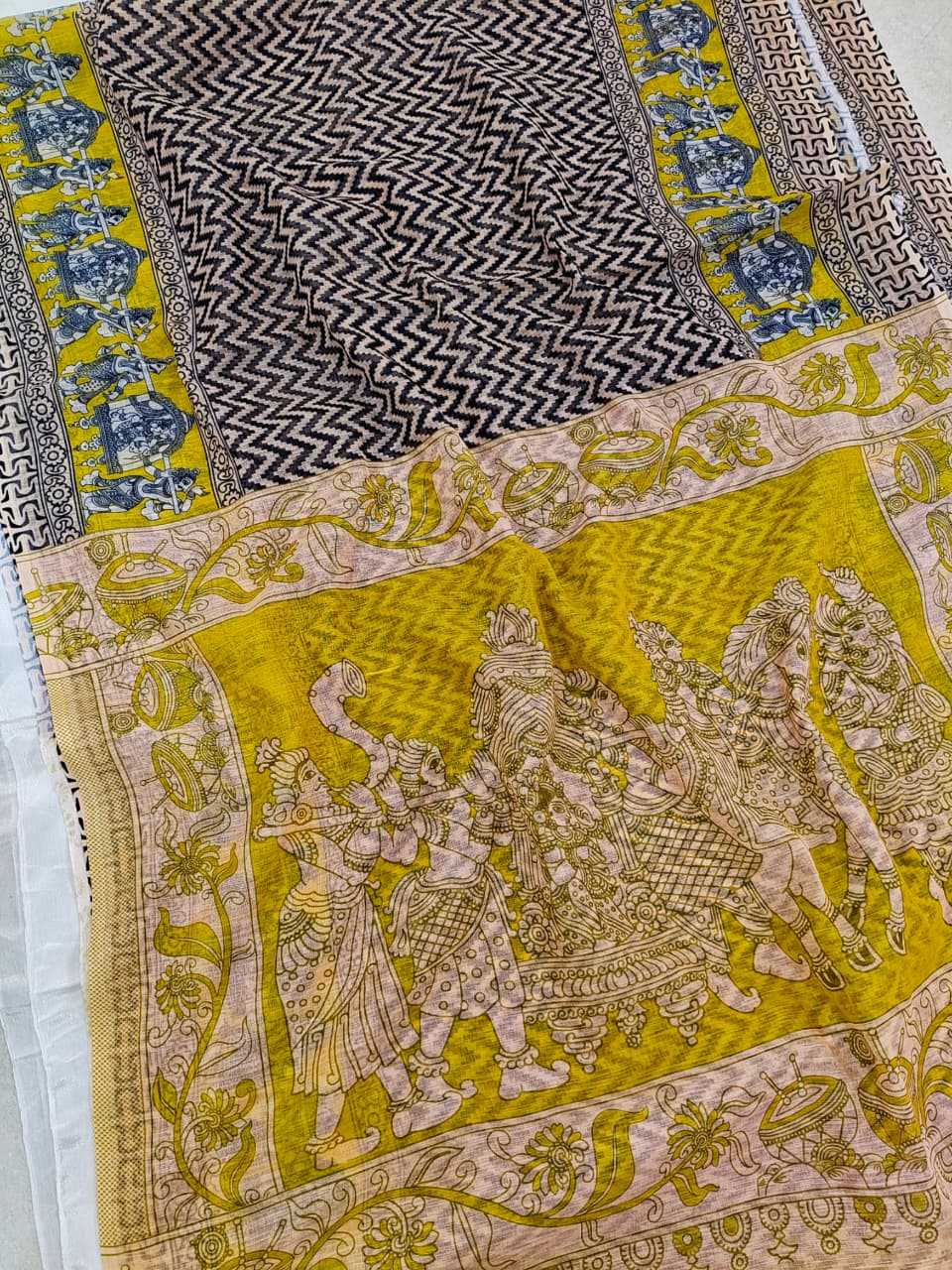 Linen Designer Saree