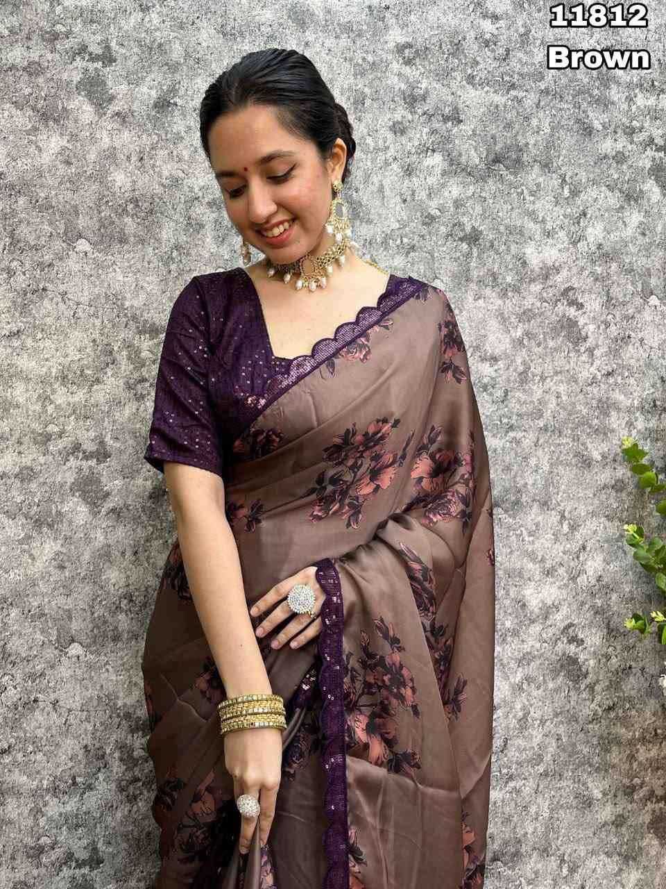 Georgette Printed Saree