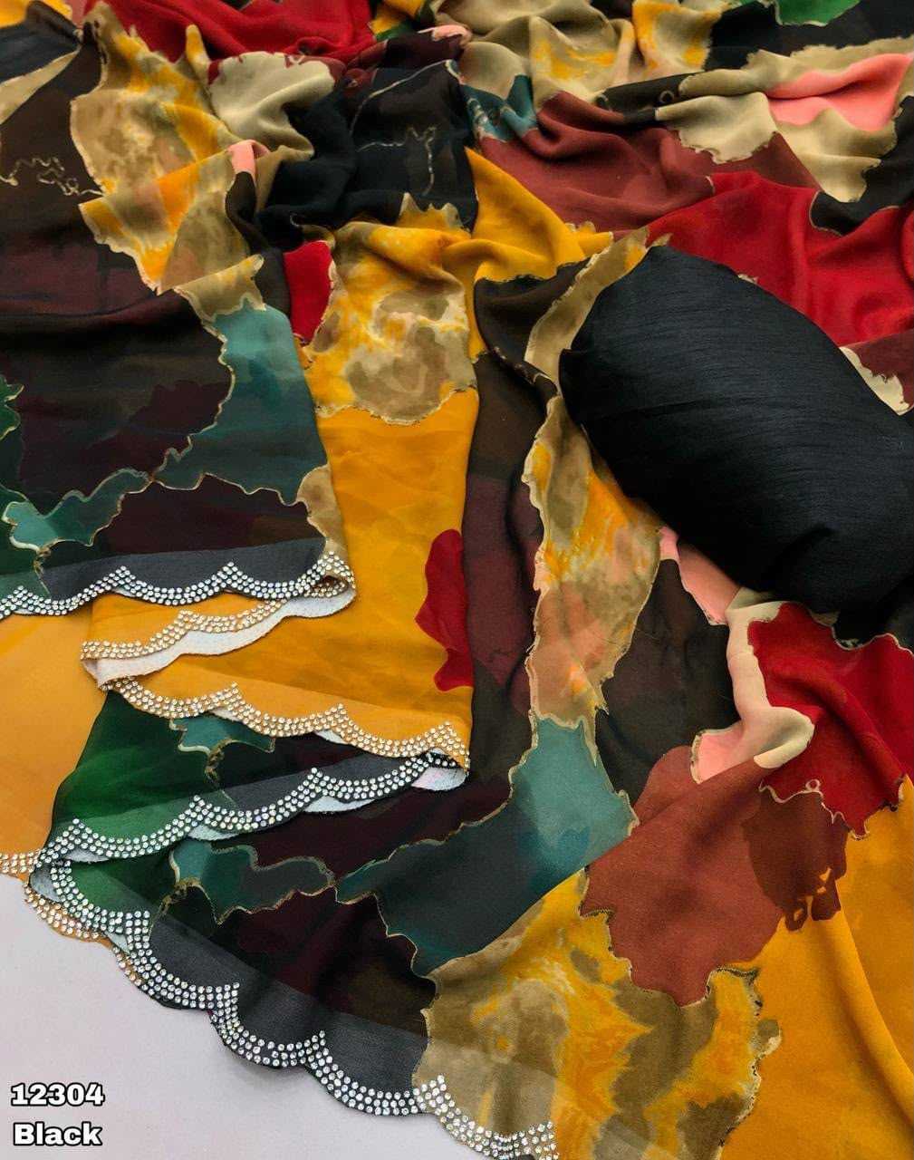 Chiffon Printed Saree