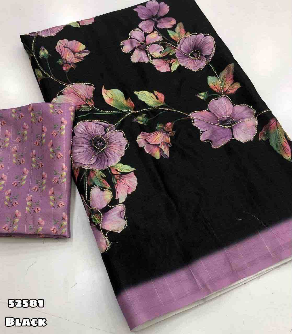 Tussar Silk Printed Saree
