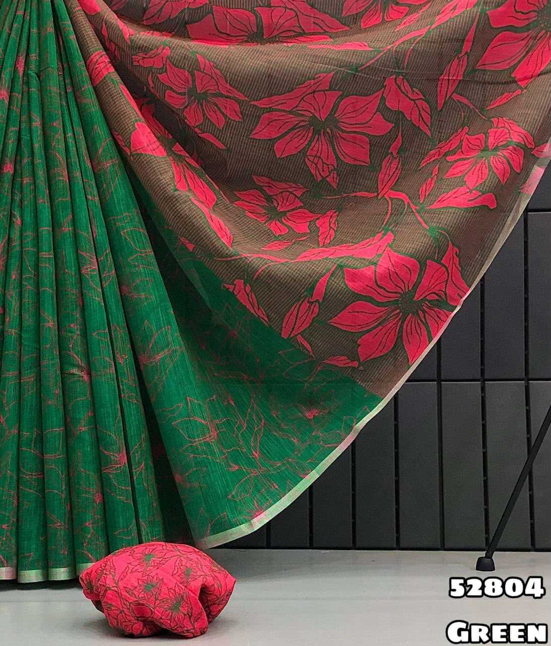 Linen Designer Saree