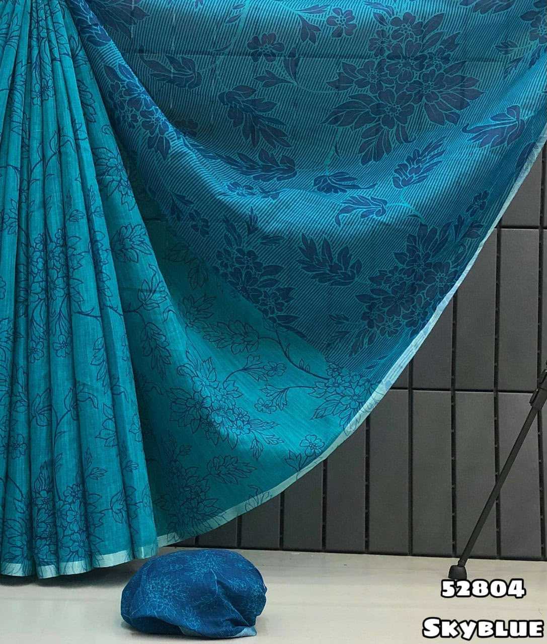 Linen Designer Saree