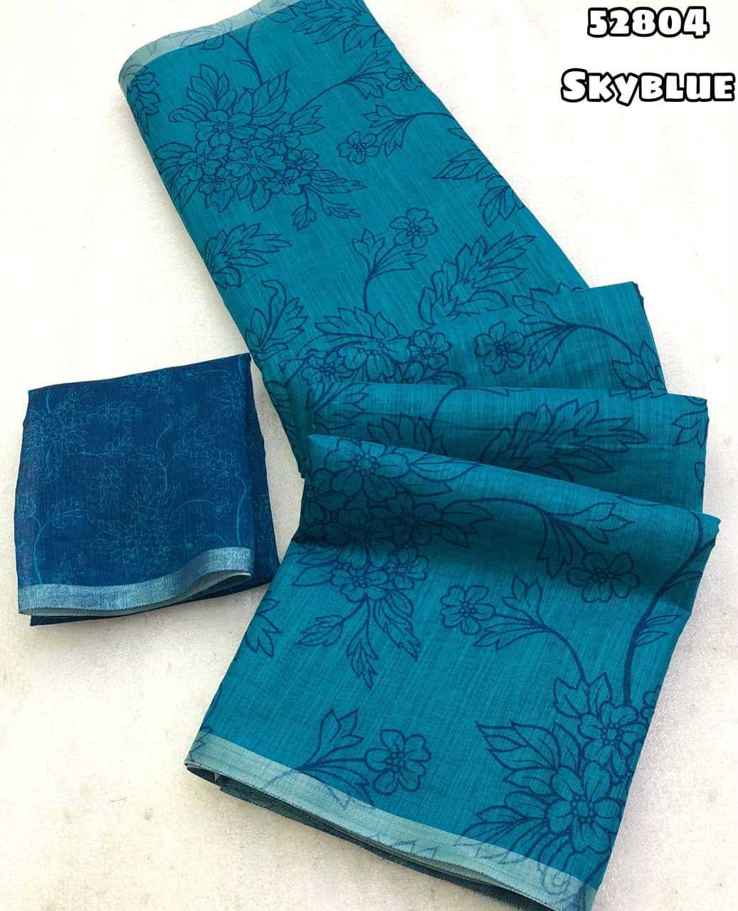 Linen Designer Saree