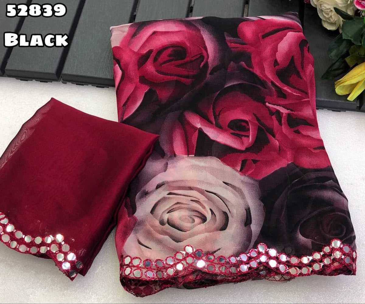 Chiffon Printed Saree