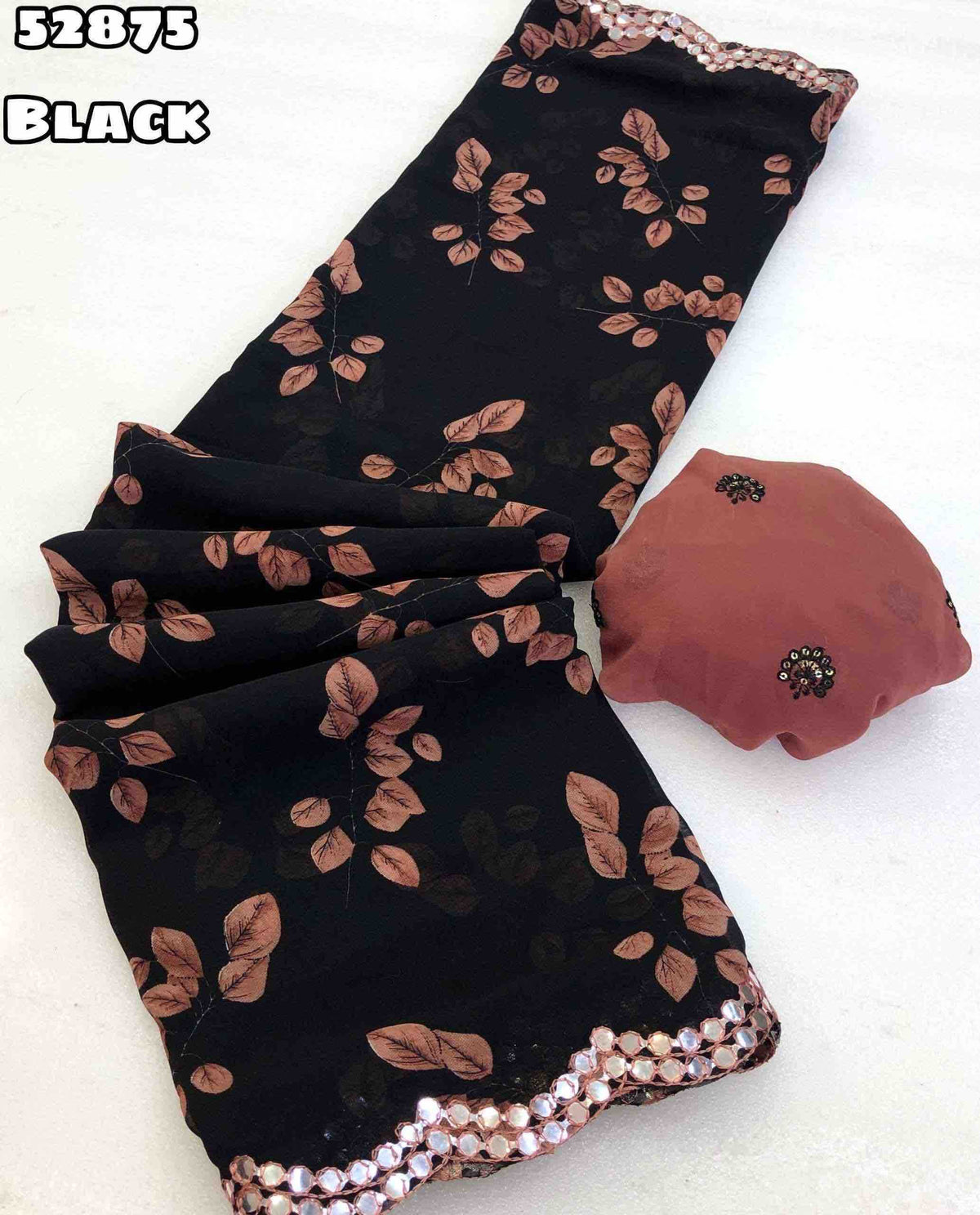 Chiffon Printed Saree 52875
