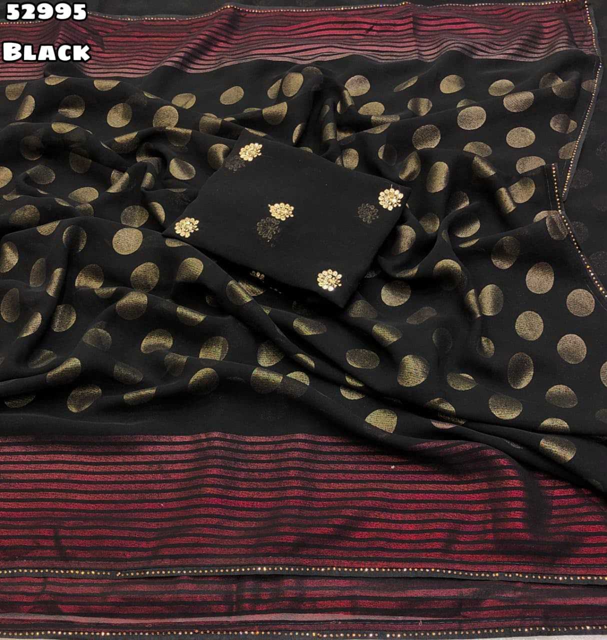 Faux Georgette Printed Saree