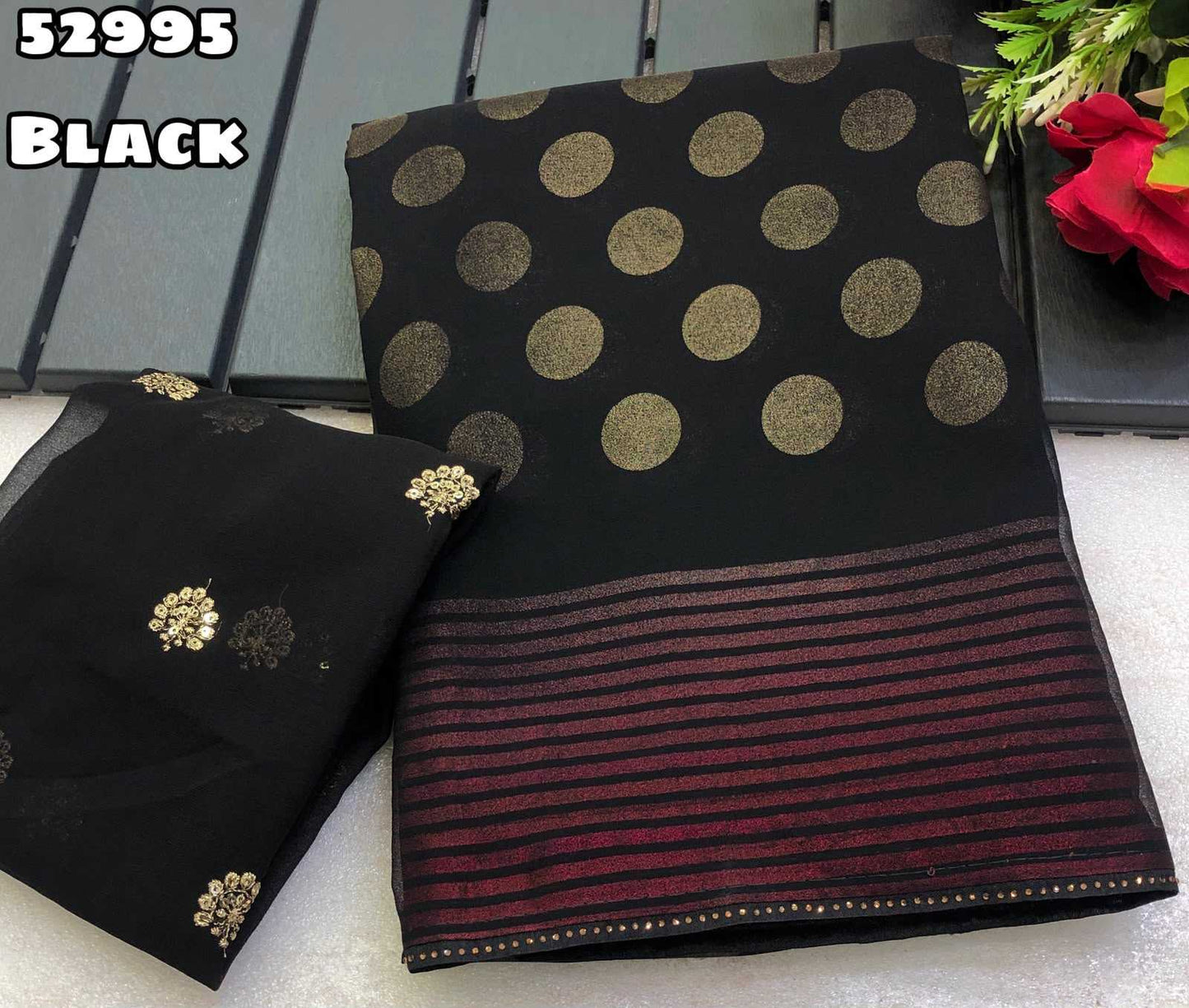 Faux Georgette Printed Saree