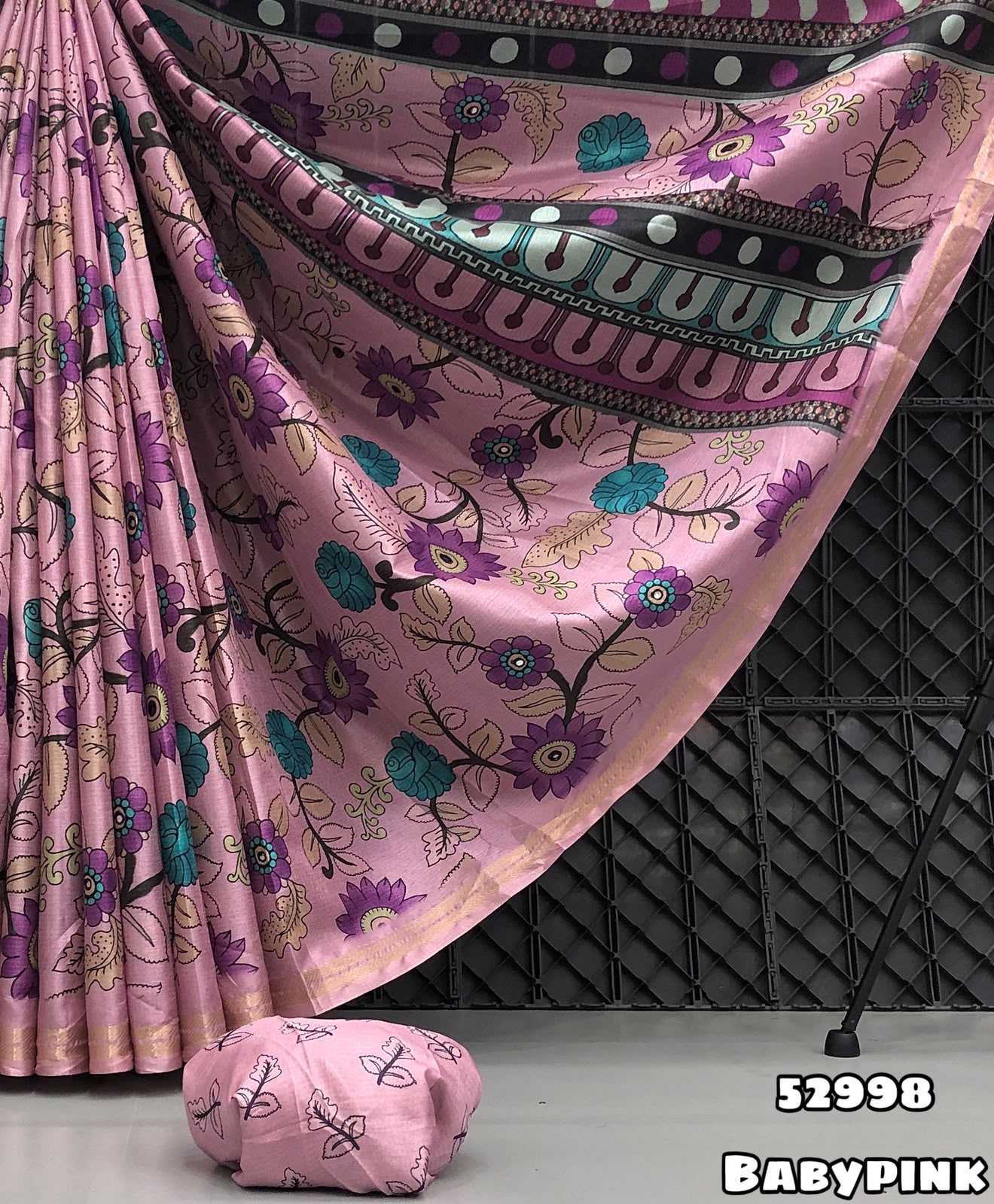Tussar Silk Printed Saree