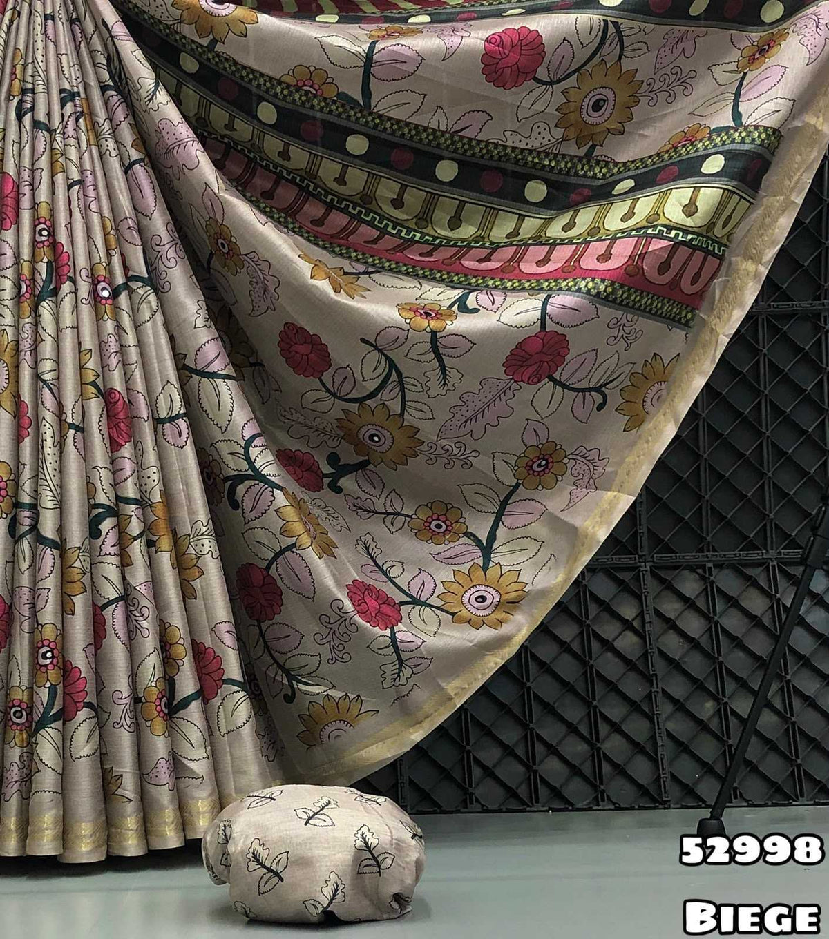 Tussar Silk Printed Saree