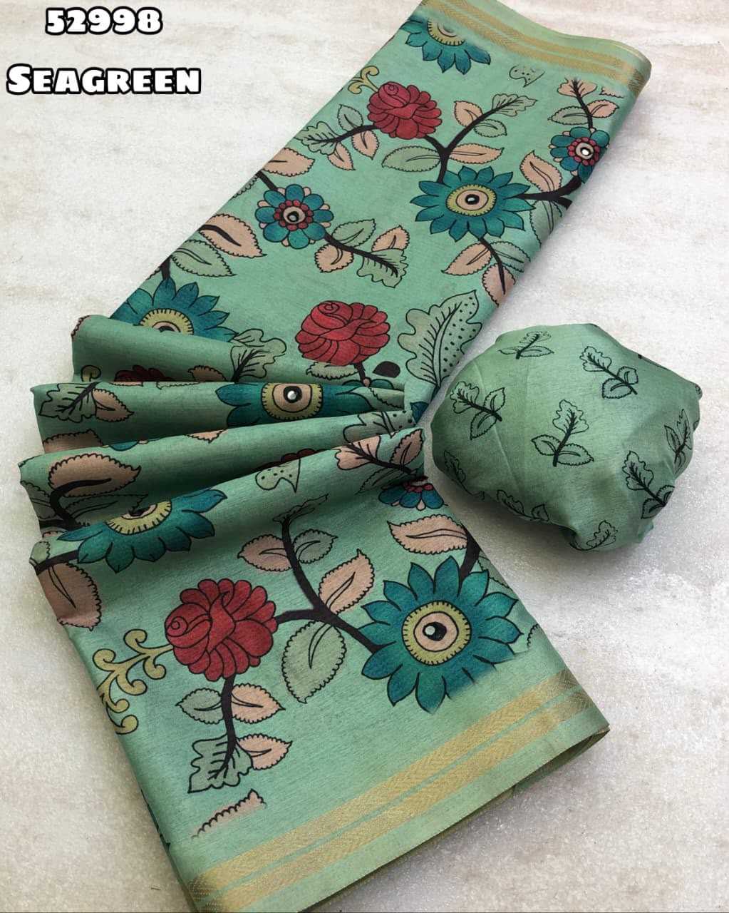 Tussar Silk Printed Saree