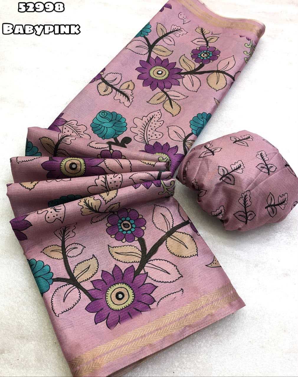 Tussar Silk Printed Saree