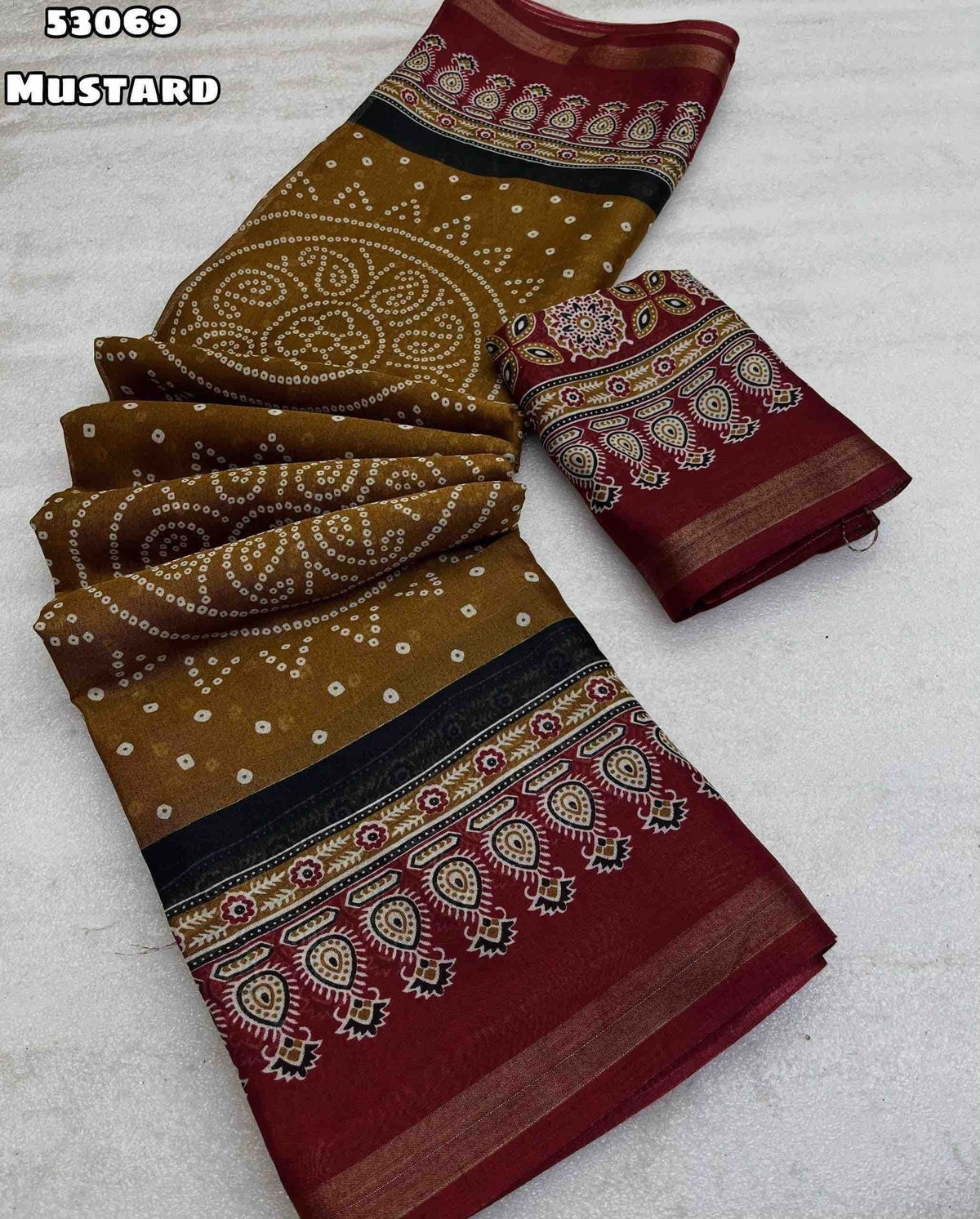 Amaira Soft Cotton Printed Saree