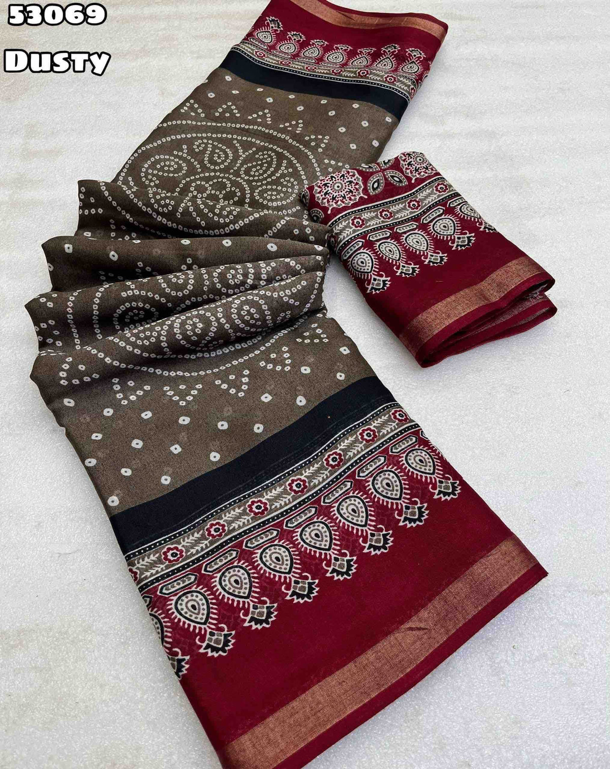 Amaira Soft Cotton Printed Saree
