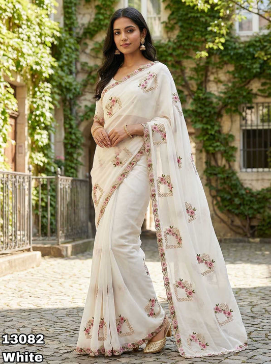 Georgette Designer Saree