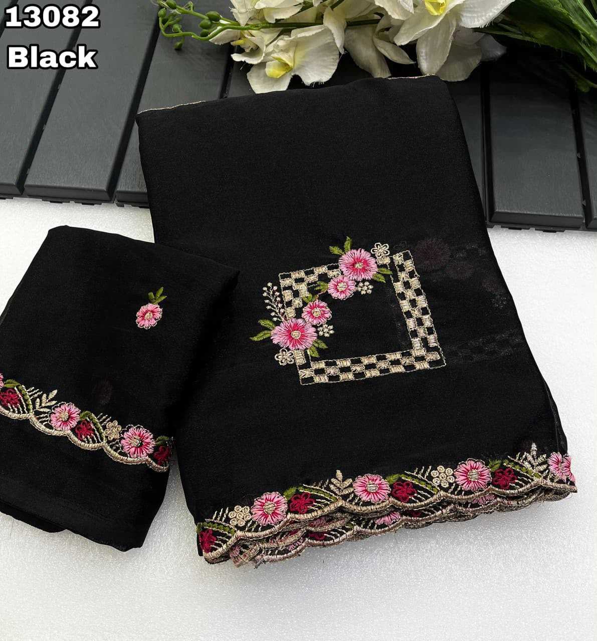 Amroz Georgette Saree