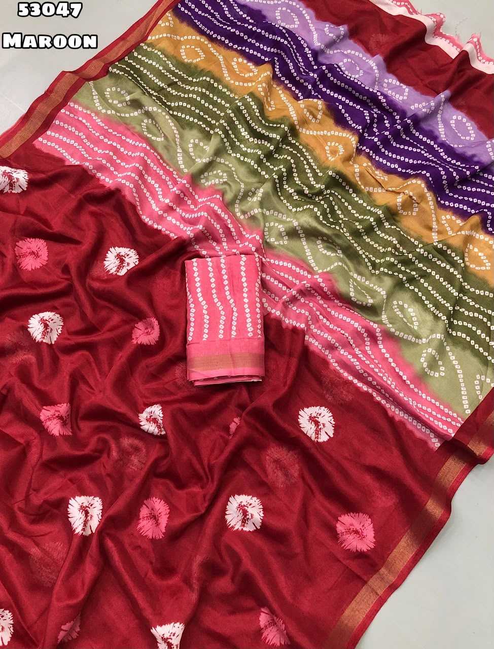 Azmee Cotton Printed Saree