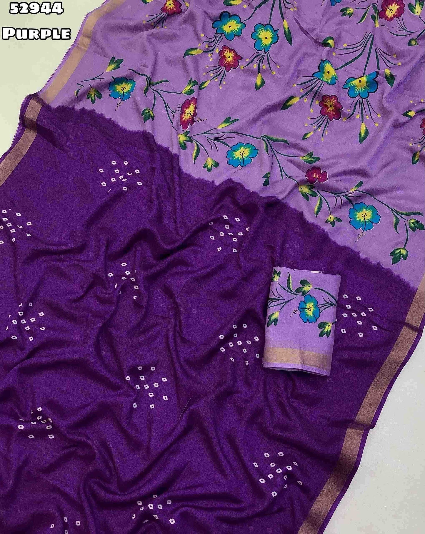 Printed Saree