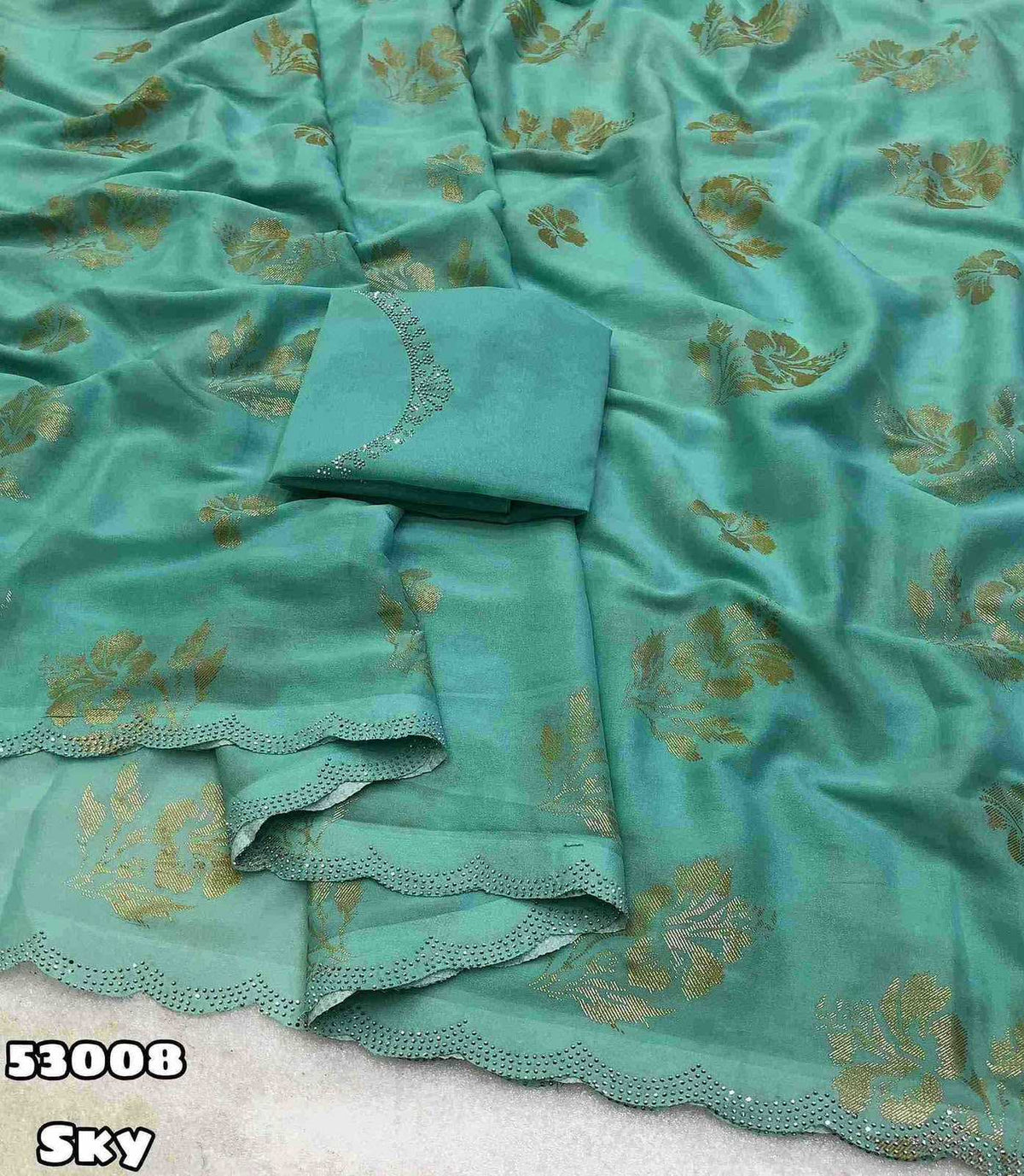Foliza Georgette Printed Saree