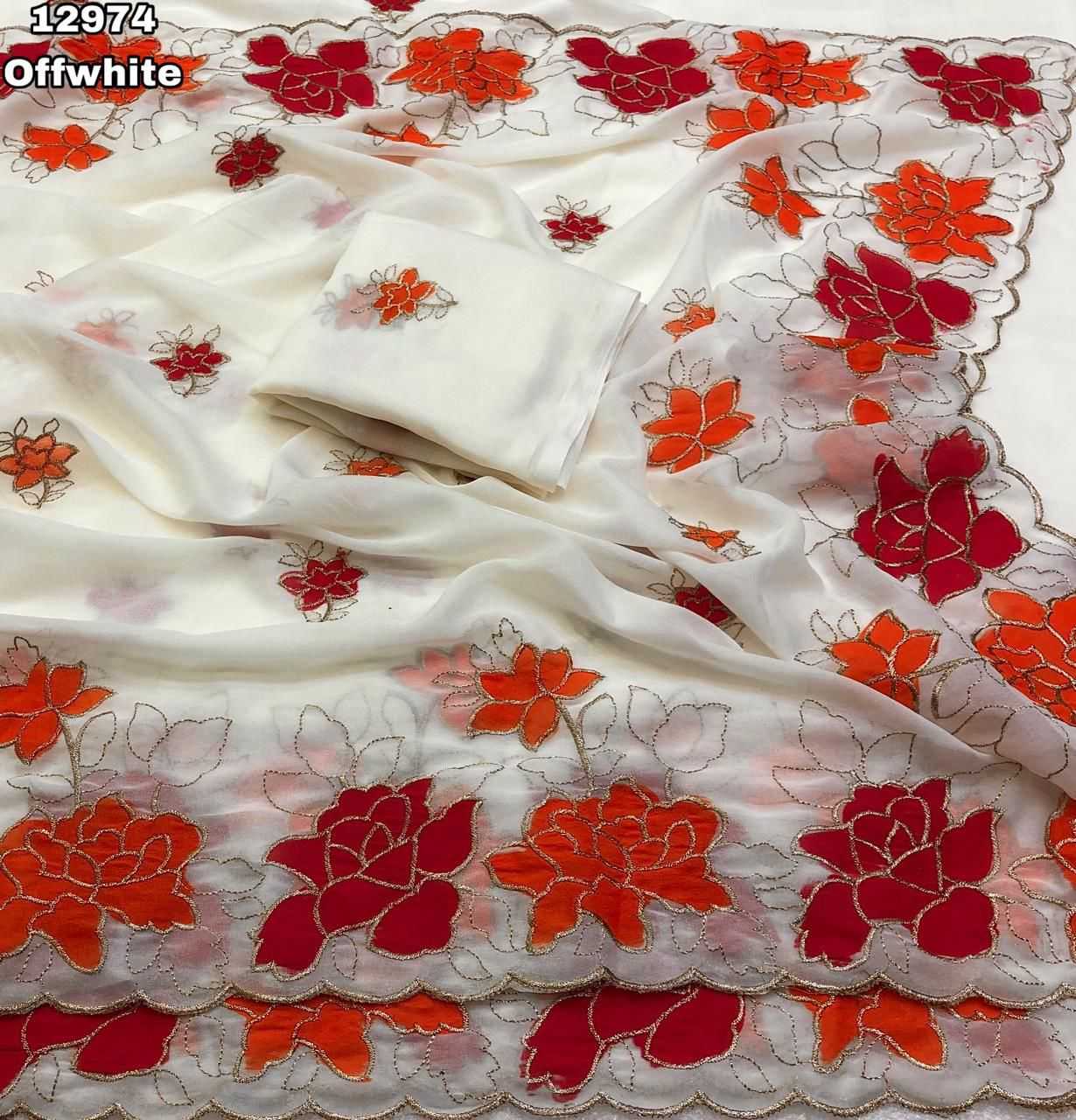 Georgette Designer Saree