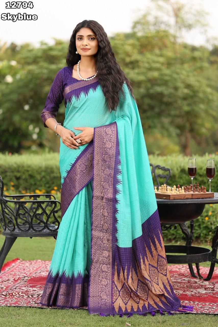 Chanderi Soft Designer Saree
