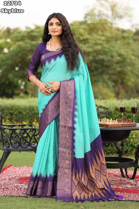 Chanderi Soft Designer Saree