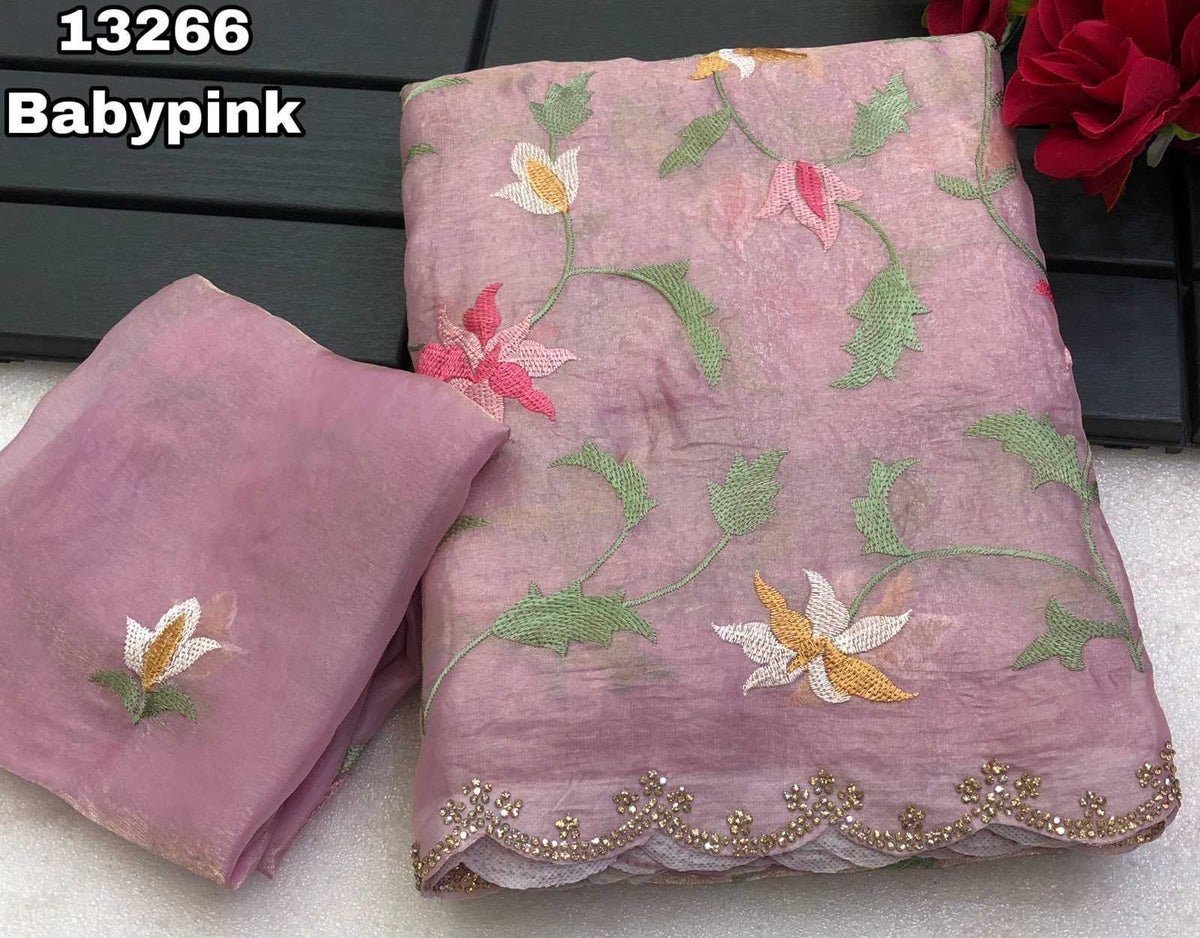 Space Silk Soft Saree