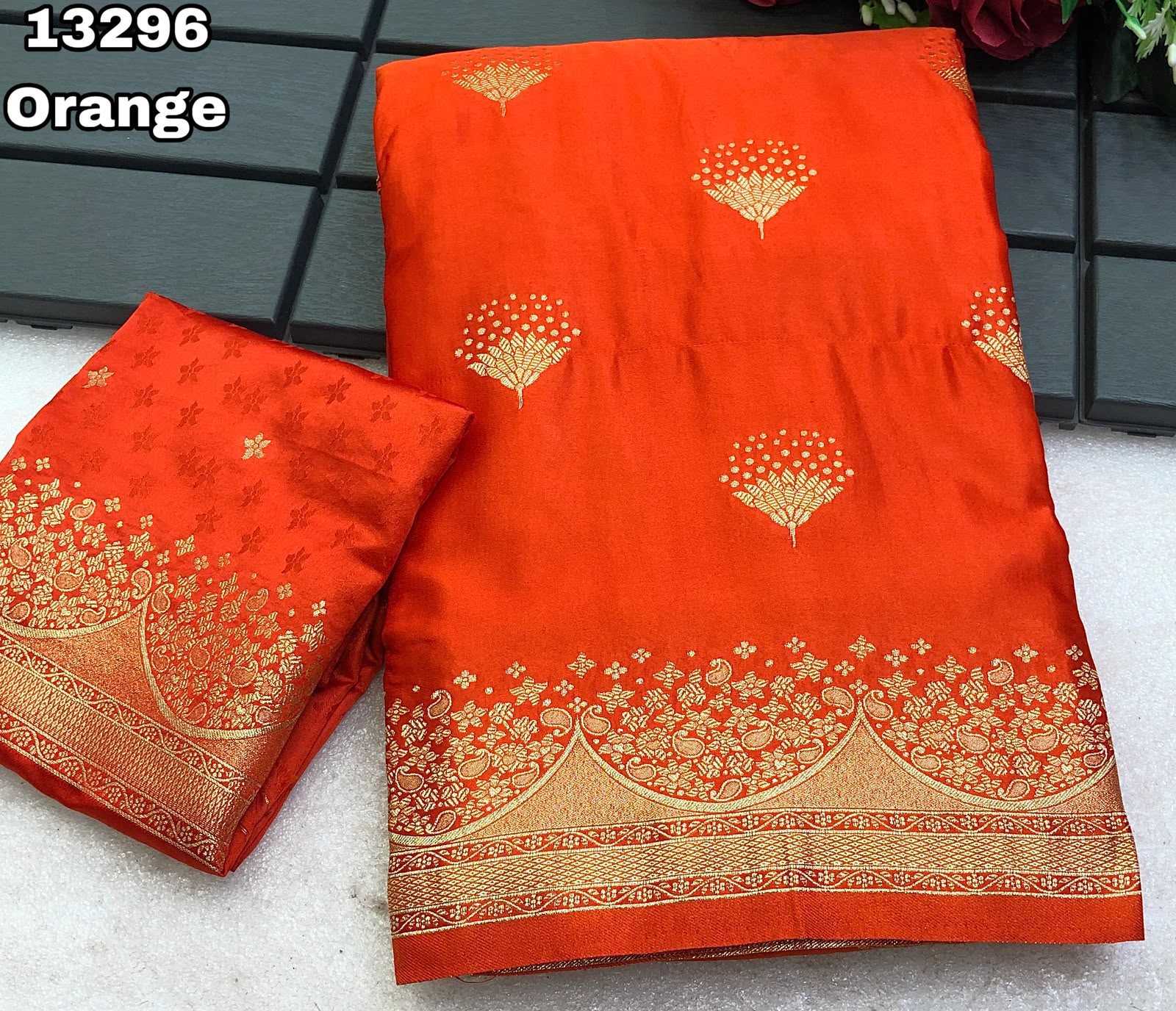 Satin Silk Banarasi Saree