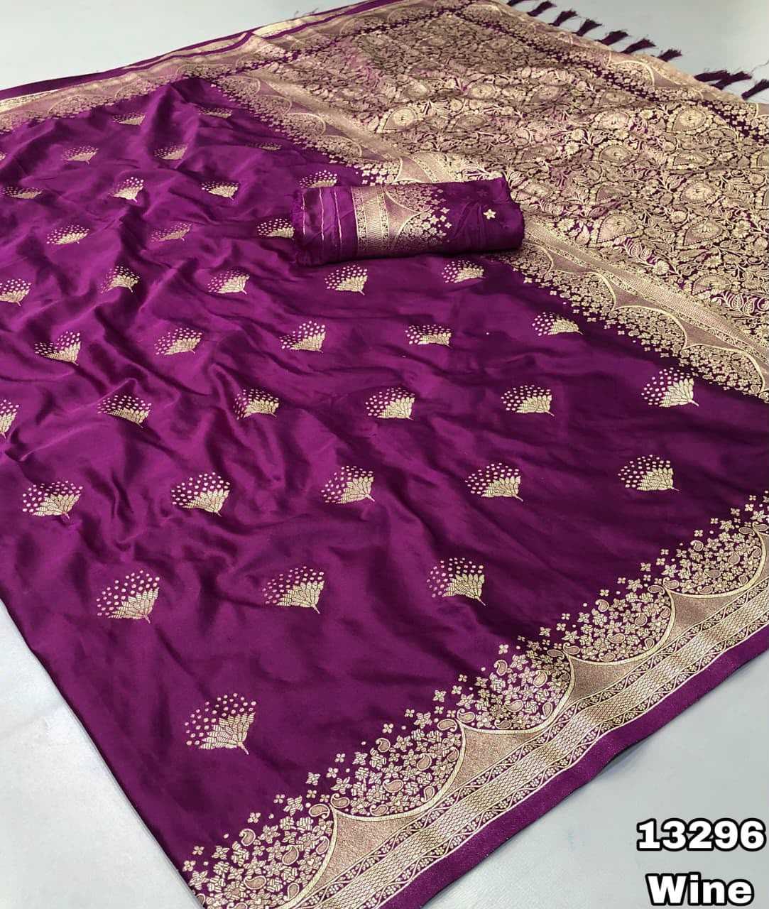Satin Silk Banarasi Saree