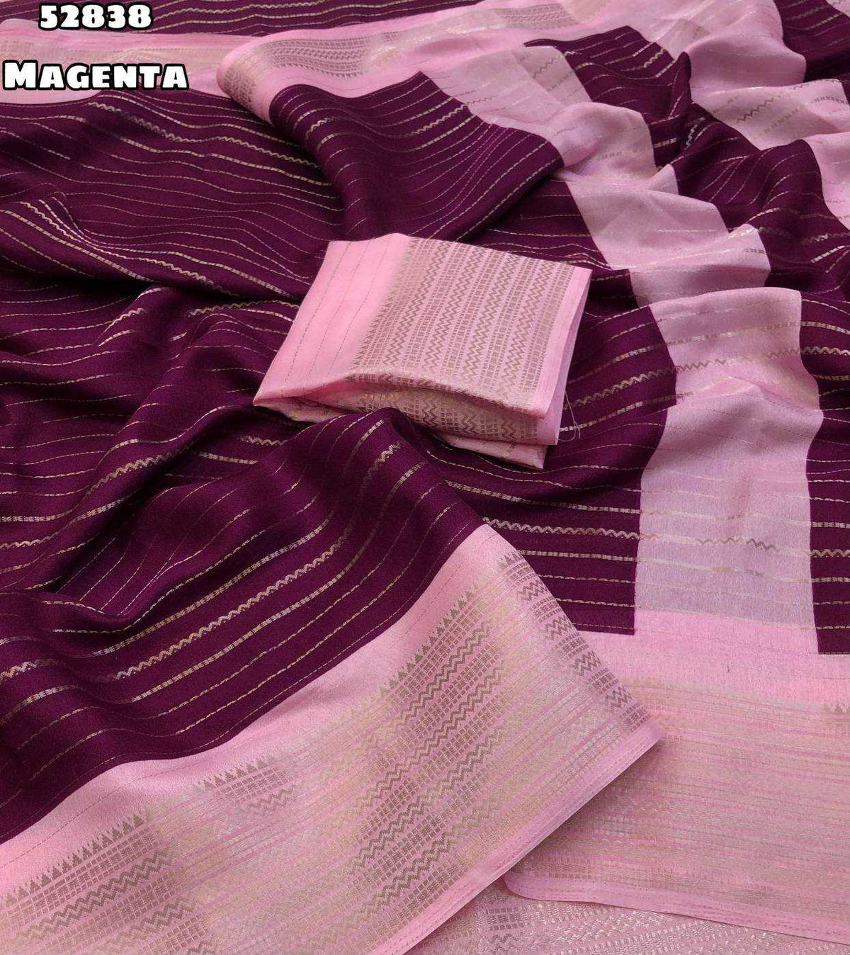 Saleeka Dull Moss Designer Saree