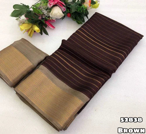 Saleeka Dull Moss Designer Saree