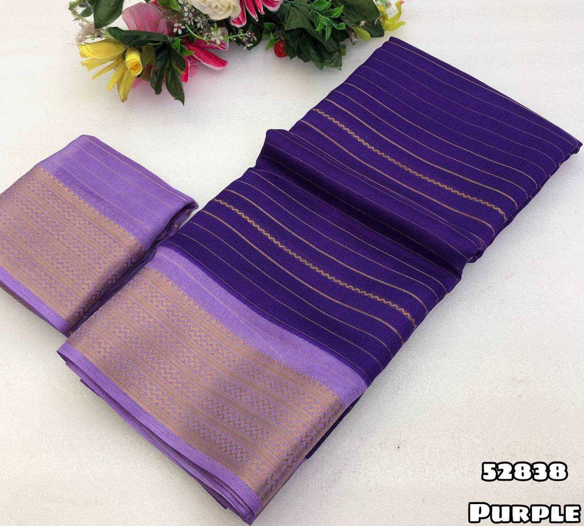 Saleeka Dull Moss Designer Saree