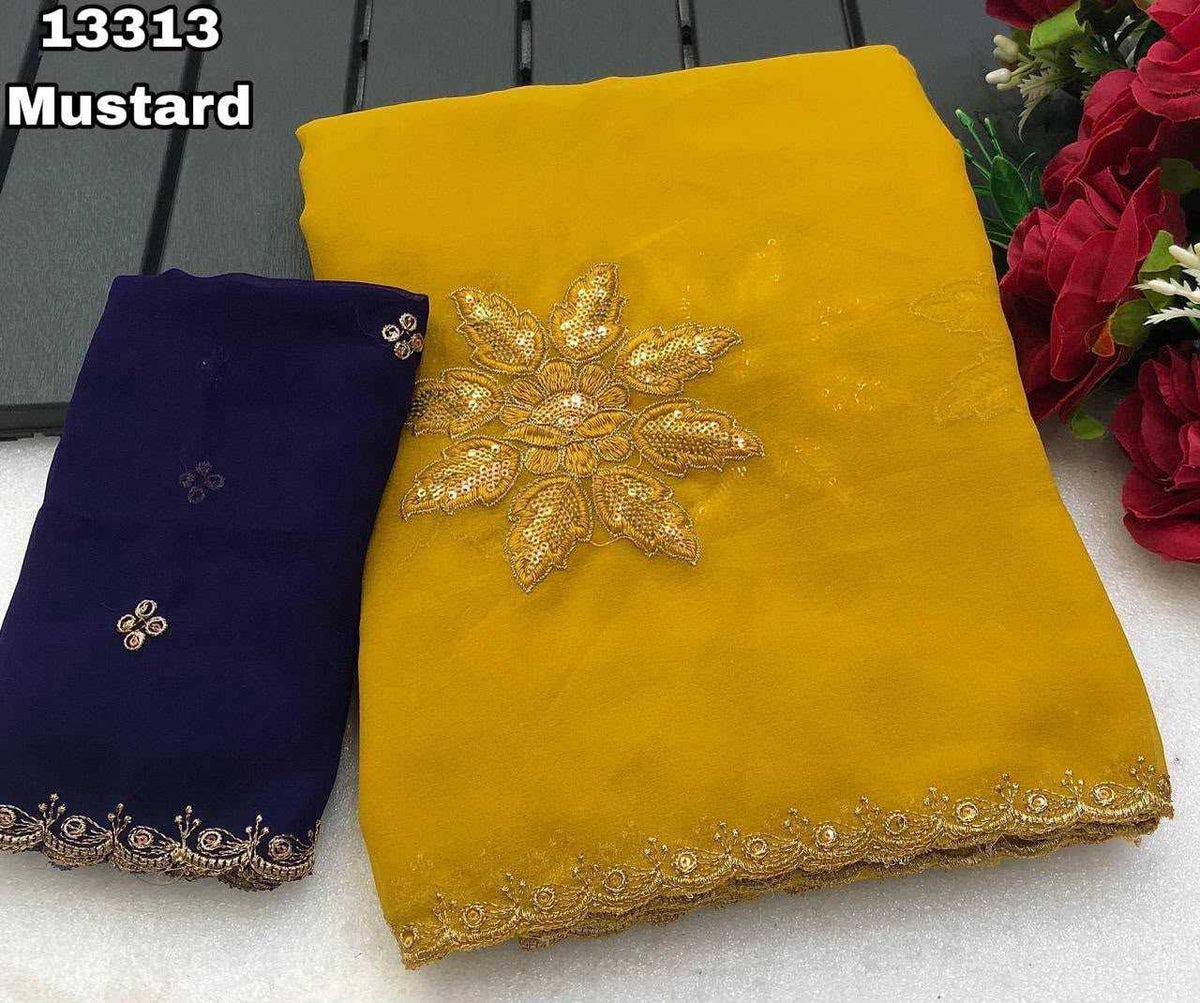Shaan Premium Georgette Saree
