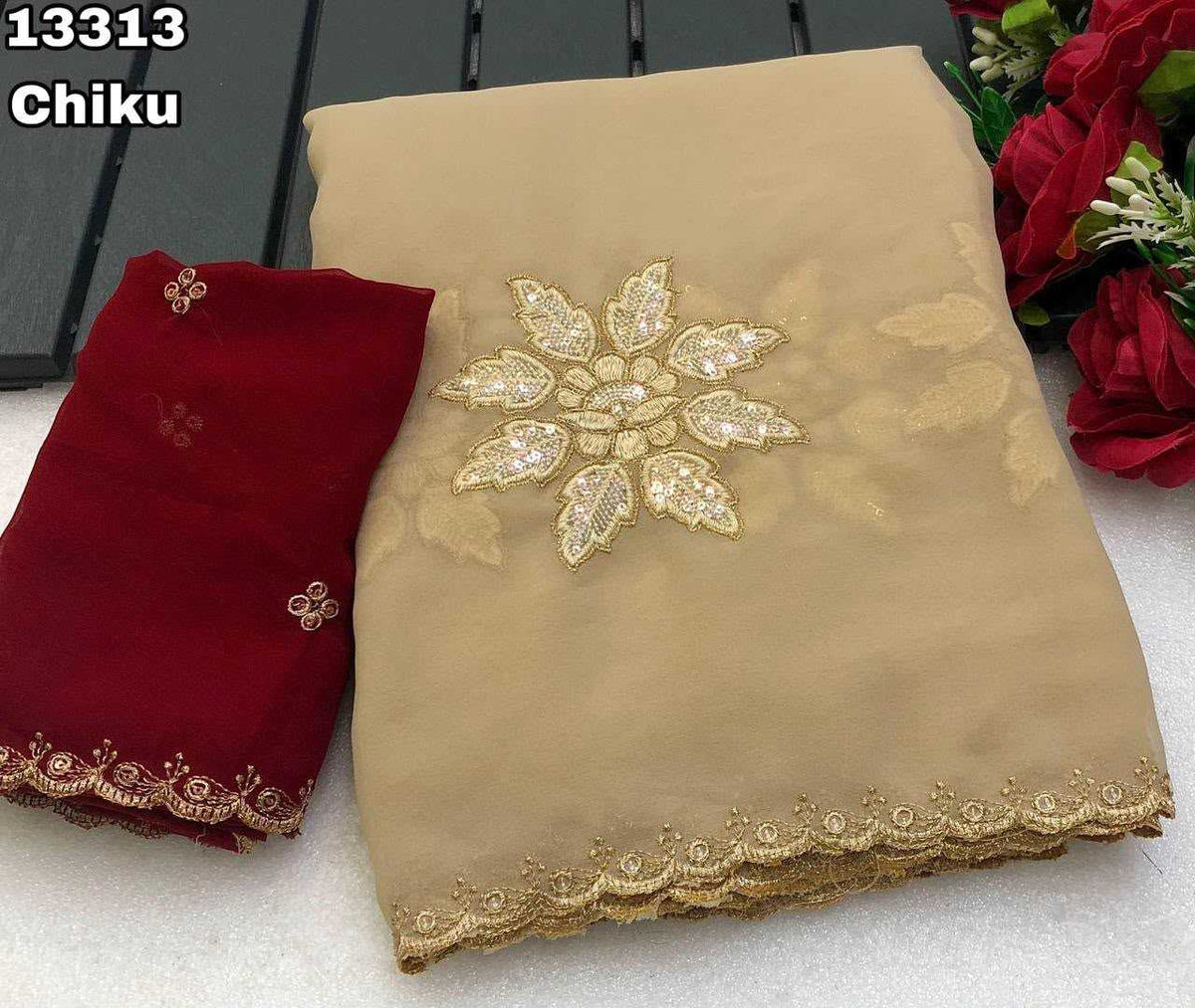 Shaan Premium Georgette Saree