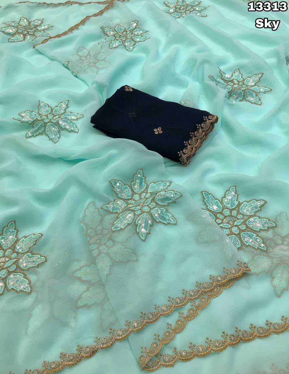 Shaan Premium Georgette Saree