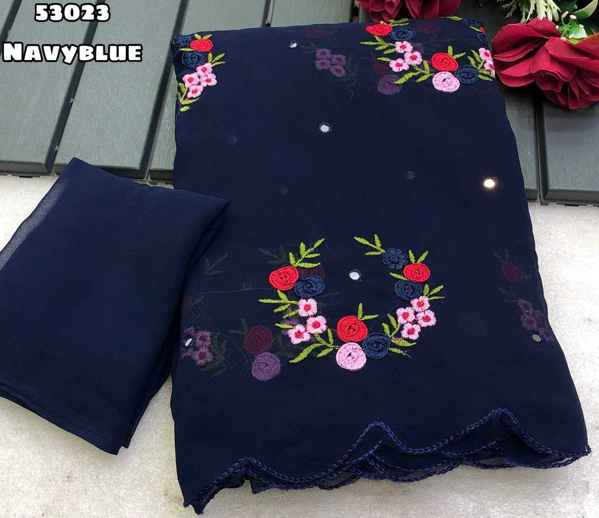 Shamra Georgette Saree