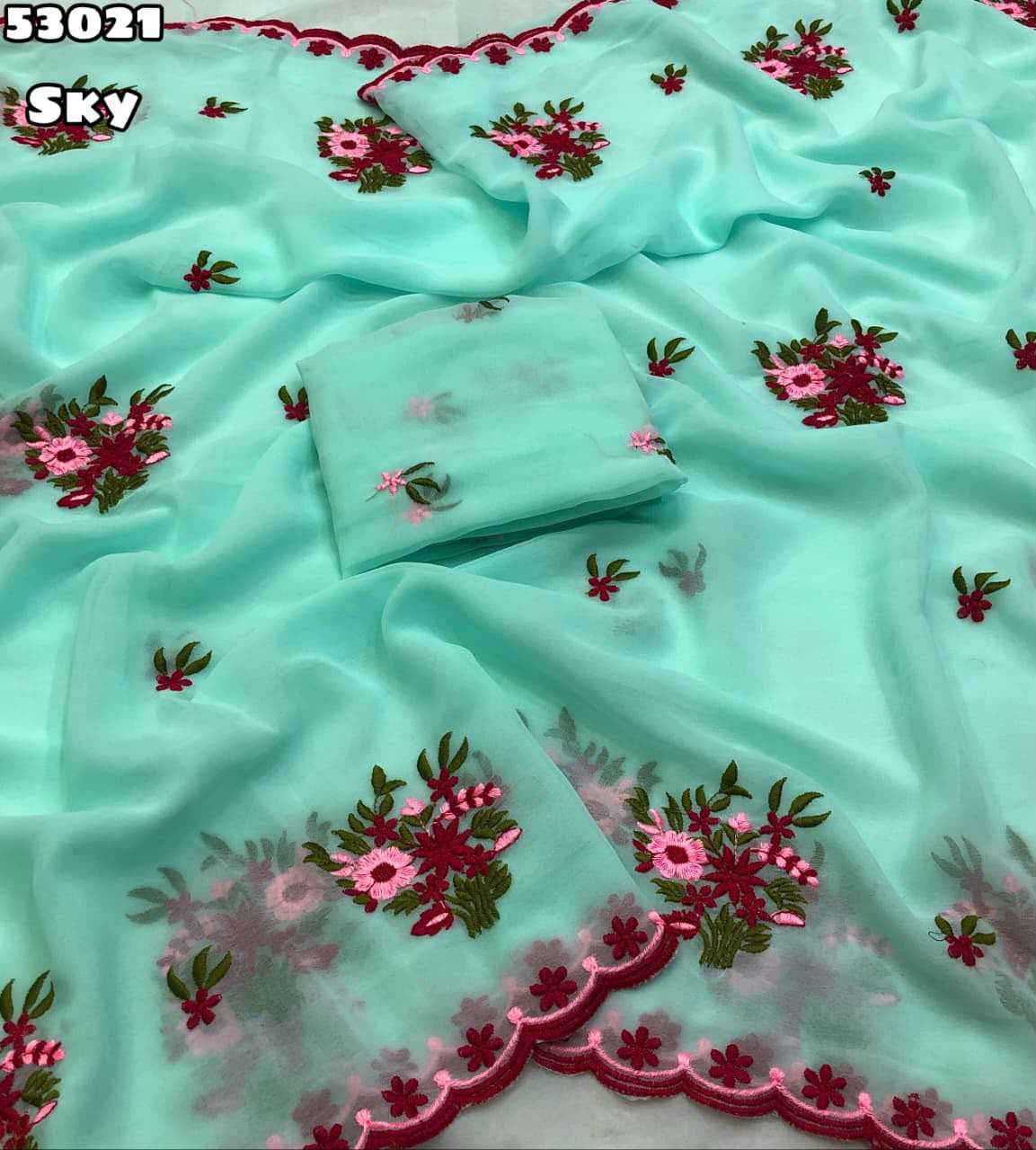 Sitagul Faux Georgette Saree