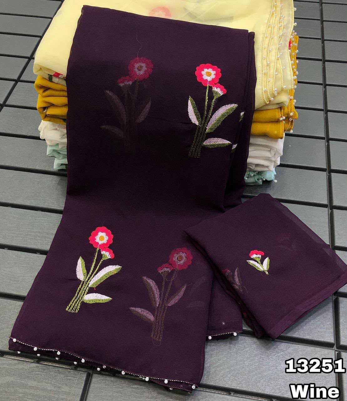 Georgette Saree