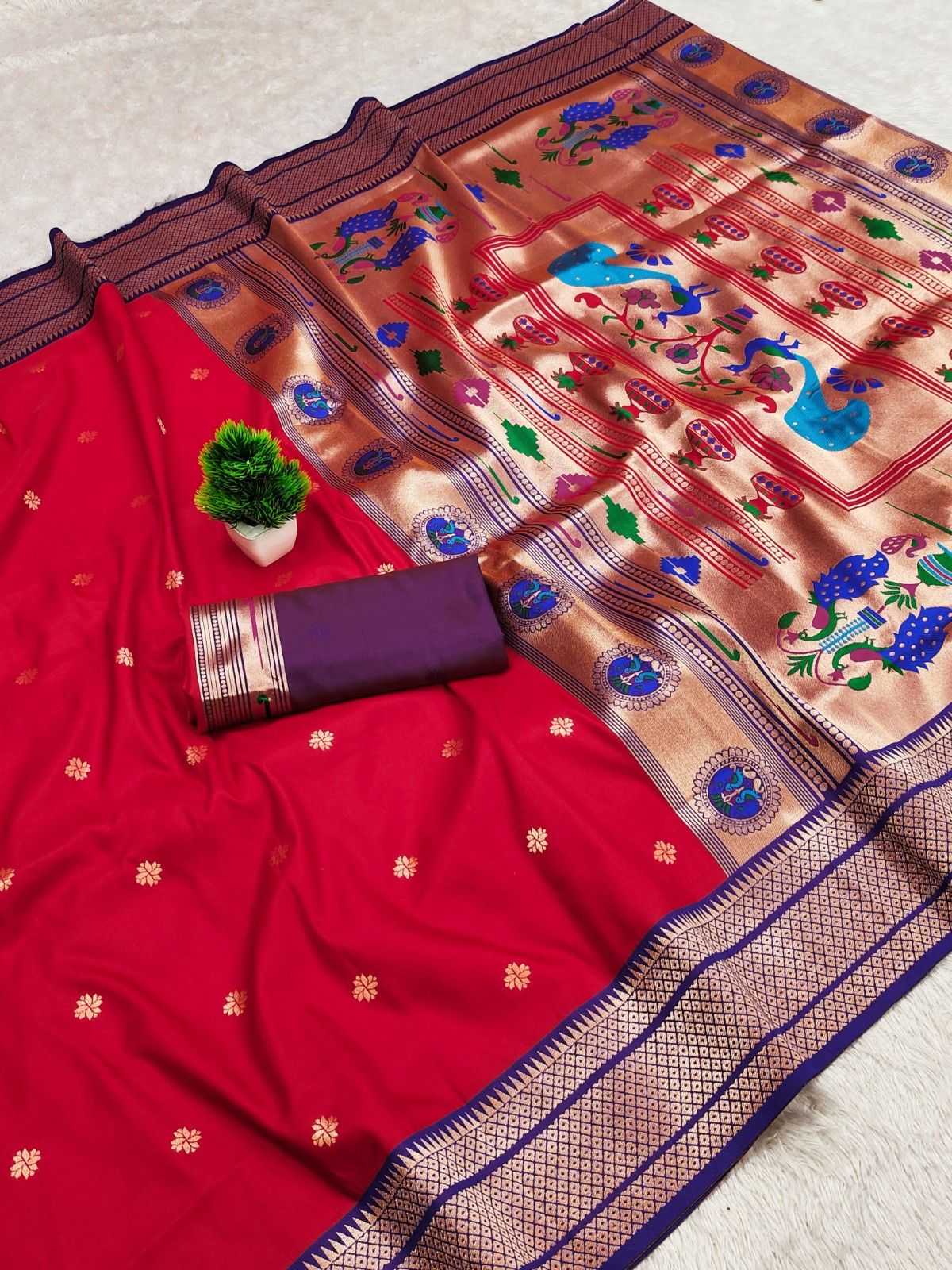Pure Soft Paithani Saree