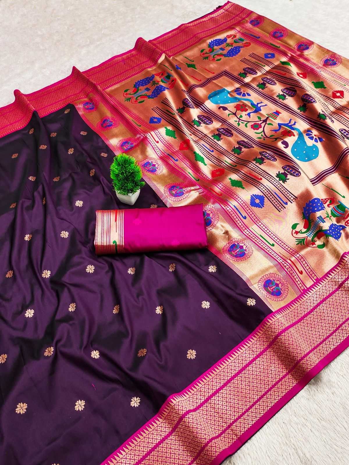 Pure Soft Paithani Saree
