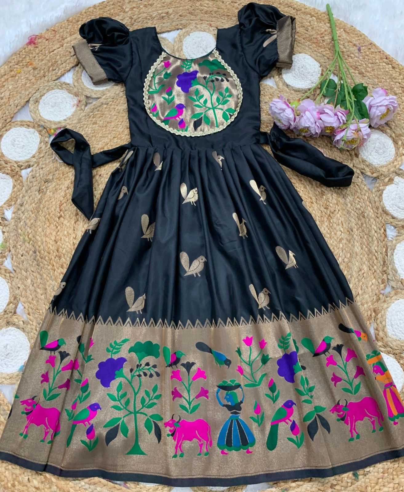 Soft Silk Kids Gown