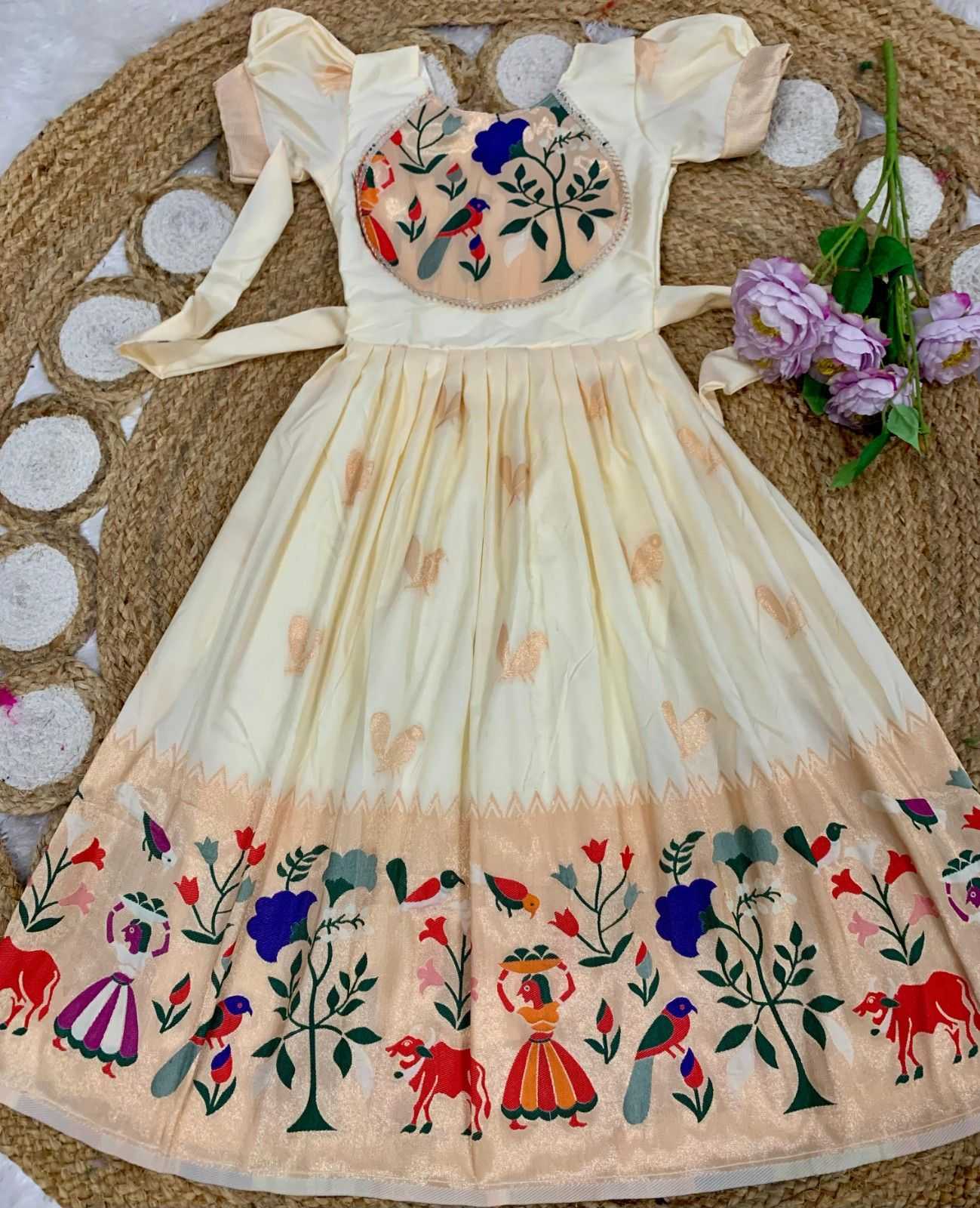Soft Silk Kids Gown
