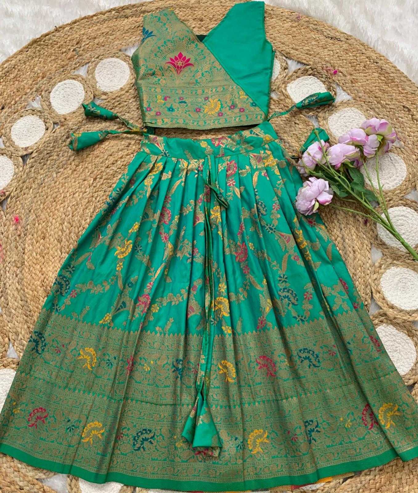 Paithani Silk Kids Lehenga